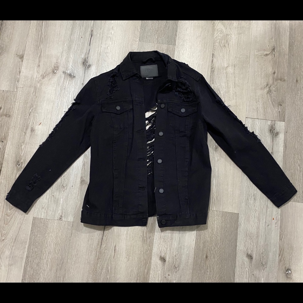 Fashion Nova Jean Jacket -Black